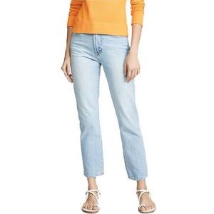 Madewell light washed jean